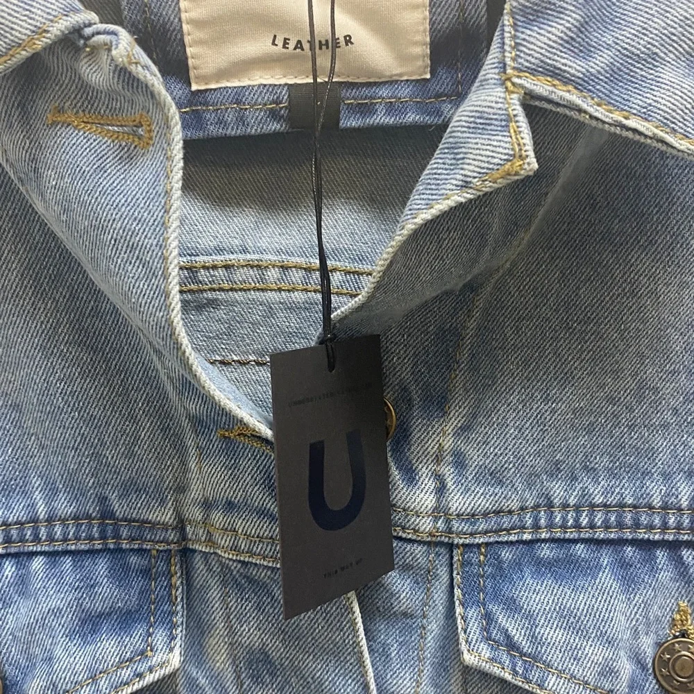 Free people denim jacket by Understated size L